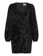 Teagan Sh Dress Lyhyt Mekko Black Noella