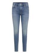 Mid Rise Skinny Vintage Avenue Bottoms Jeans Skinny Blue Calvin Klein ...