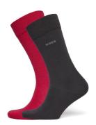 2P Rs Uni Wo Underwear Socks Regular Socks Red BOSS
