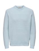 Onsjim Rlx Merino Crew Knit Tops Knitwear Round Necks Blue ONLY & SONS