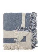Ethan Throw Home Textiles Cushions & Blankets Blankets & Throws Blue B...