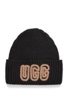 Chunky Crafted Rib Beanie Accessories Headwear Beanies Black UGG