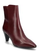 Women Boots Shoes Boots Ankle Boots Ankle Boots With Heel Burgundy Tam...
