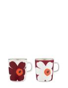 Juhla Unikko Mug 2,5 Dl 2 Pcs Home Tableware Cups & Mugs Coffee Cups B...