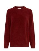 Mschlessine Hope Pullover Tops Knitwear Jumpers Burgundy MSCH Copenhag...