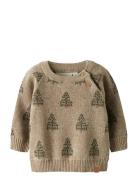 Nbngalto Bob Ls Knit Lil Tops Knitwear Pullovers Cream Lil'Atelier