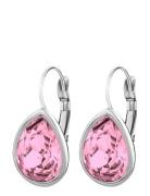 Vanda Rose Accessories Jewellery Earrings Hoops Pink Dyrberg/Kern