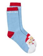 Vmelf Socks Xmas Lingerie Socks Regular Socks Blue Vero Moda
