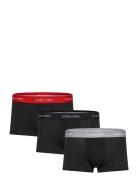 Low Rise Trunk 3Pk Bokserit Black Calvin Klein