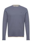 Insigfinn Tops Knitwear Round Necks Blue INDICODE