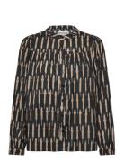 Nickyll Shirt Ls Tops Shirts Long-sleeved Black Lollys Laundry