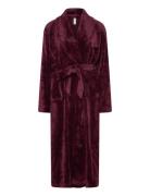 Fleece Morgonrock Aamutakki Burgundy Lindex