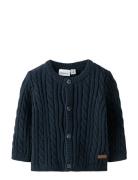 Nbmroman Ls Knit Card Tops Knitwear Cardigans Navy Name It