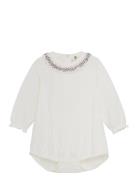 Body Ls Collar Pitkähihainen Body White En Fant