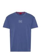 Laze T-Shirt Designers T-shirts Short-sleeved Blue HUGO