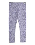 Mini Leopard Aop Leggings Bottoms Leggings Purple Mini Rodini