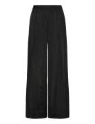 Cora Bottoms Trousers Wide Leg Black Tiger Of Sweden