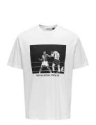 Onsmuhammad Ali Rlx Ss Lic Tee Tops T-shirts Short-sleeved White ONLY ...