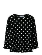 Nmfsallie Ls Top Tops T-shirts Long-sleeved T-shirts Black Name It