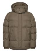 H-Corbinian5 Vuorillinen Takki Topattu Takki Khaki Green BOSS