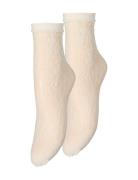 Lacia Lace Sock 2 Pack Lingerie Socks Regular Socks Cream Becksönderga...