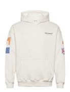F1 Mclaren Boxy Popover Tops Sweat-shirts & Hoodies Hoodies Cream Holl...