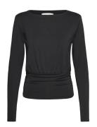 Rwbillie Ls O-Neck T-Shirt Tops T-shirts & Tops Long-sleeved Black Ros...