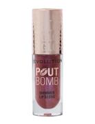 Revolution Pout Bomb Shimmer Gloss Huulikiilto Meikki Pink Revolution ...