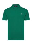 The Fred Perry Shirt Tops Polos Short-sleeved Green Fred Perry