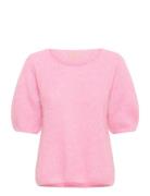 Cucemilie Ss Pullover Tops Knitwear Jumpers Pink Culture