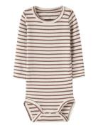 Nbnbani Ls Body Noos Bodies Long-sleeved Brown Name It