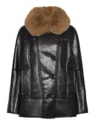 Kiti Coat Nahkatakki Black Stand Studio