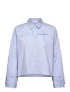 Lr-Kia Tops Shirts Long-sleeved Blue Levete Room