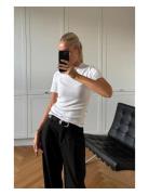 Lidie Ss Top Tops T-shirts & Tops Short-sleeved White Noella