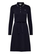 Pique Polo Dress Polvipituinen Mekko Navy GANT