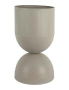 Plant Pot Tonar Large Home Decoration Flower Pots Beige Present Time
