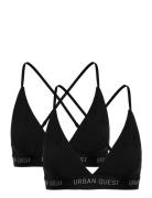 2-Pack Women Bamboo Triangle Bra Lingerie Bras & Tops Soft Bras Bralet...
