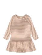 Dress L/S Modal Striped Dresses & Skirts Dresses Casual Dresses Long-s...