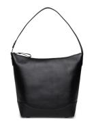 Leather Large Tasha Bucket Bag Bags Top Handle Bags Black Lauren Ralph...