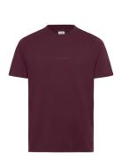 30/1 Logo T-Shirt Tops T-shirts Short-sleeved Burgundy C.P. Company