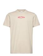 Wab Tee Sport T-shirts Short-sleeved Beige Adidas Originals