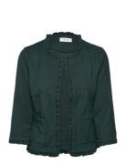 Crmellie Cardigan Tops Knitwear Cardigans Green Cream