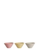 Yuka Bowl Pack Of 3 Home Tableware Bowls & Serving Dishes Serving Bowl...
